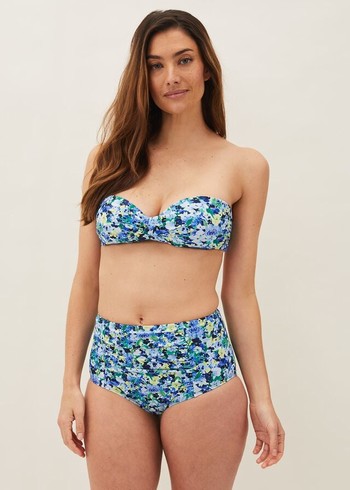 Phase Eight Ayra Ditsy Floral Swimwear Blue/Multicolor Australia | DX4539270